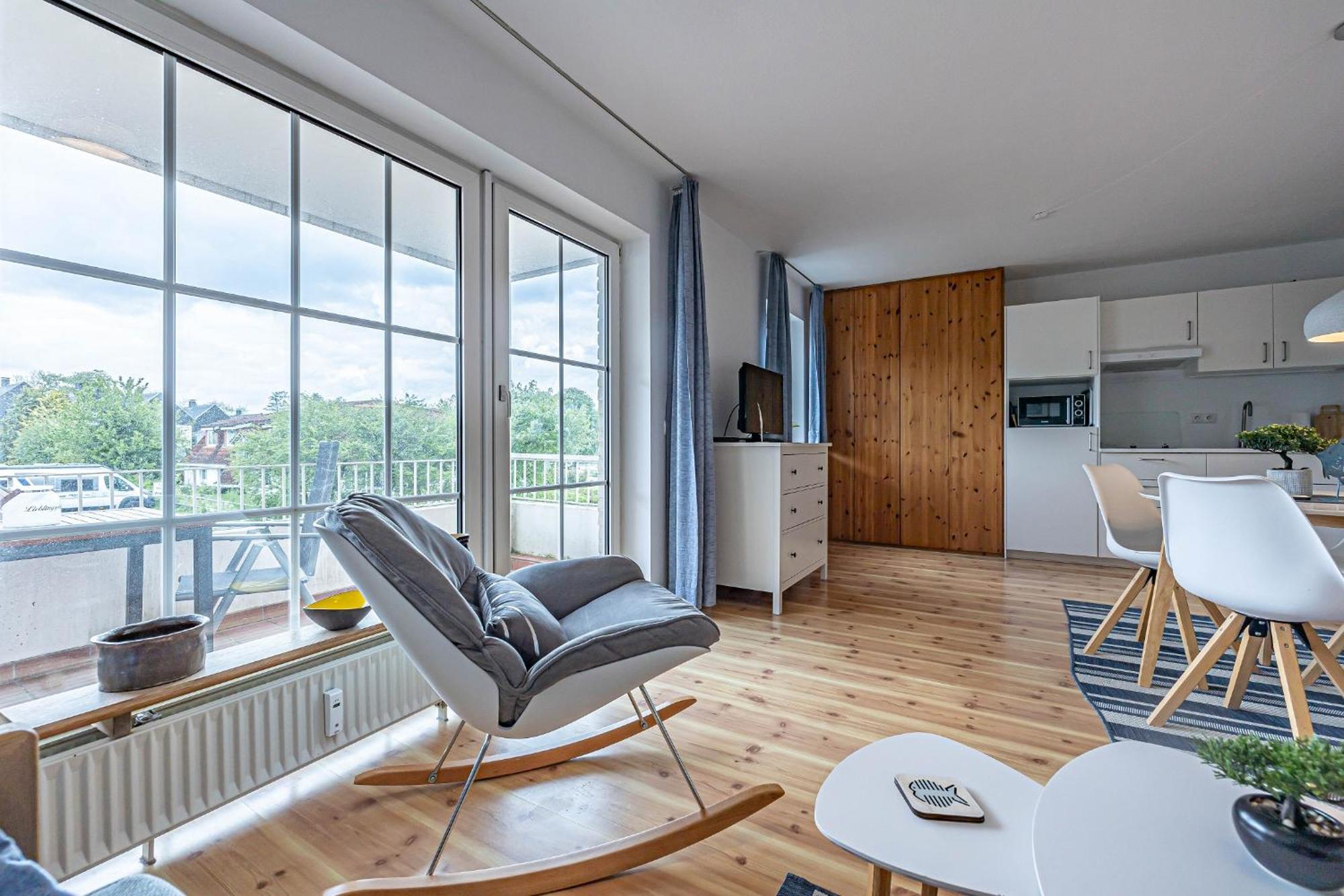 Fewo1846 - Strandresidenz Wassersleben Nele - Studioapartment Mit Balkon Und Meerblick Harrislee Kültér fotó