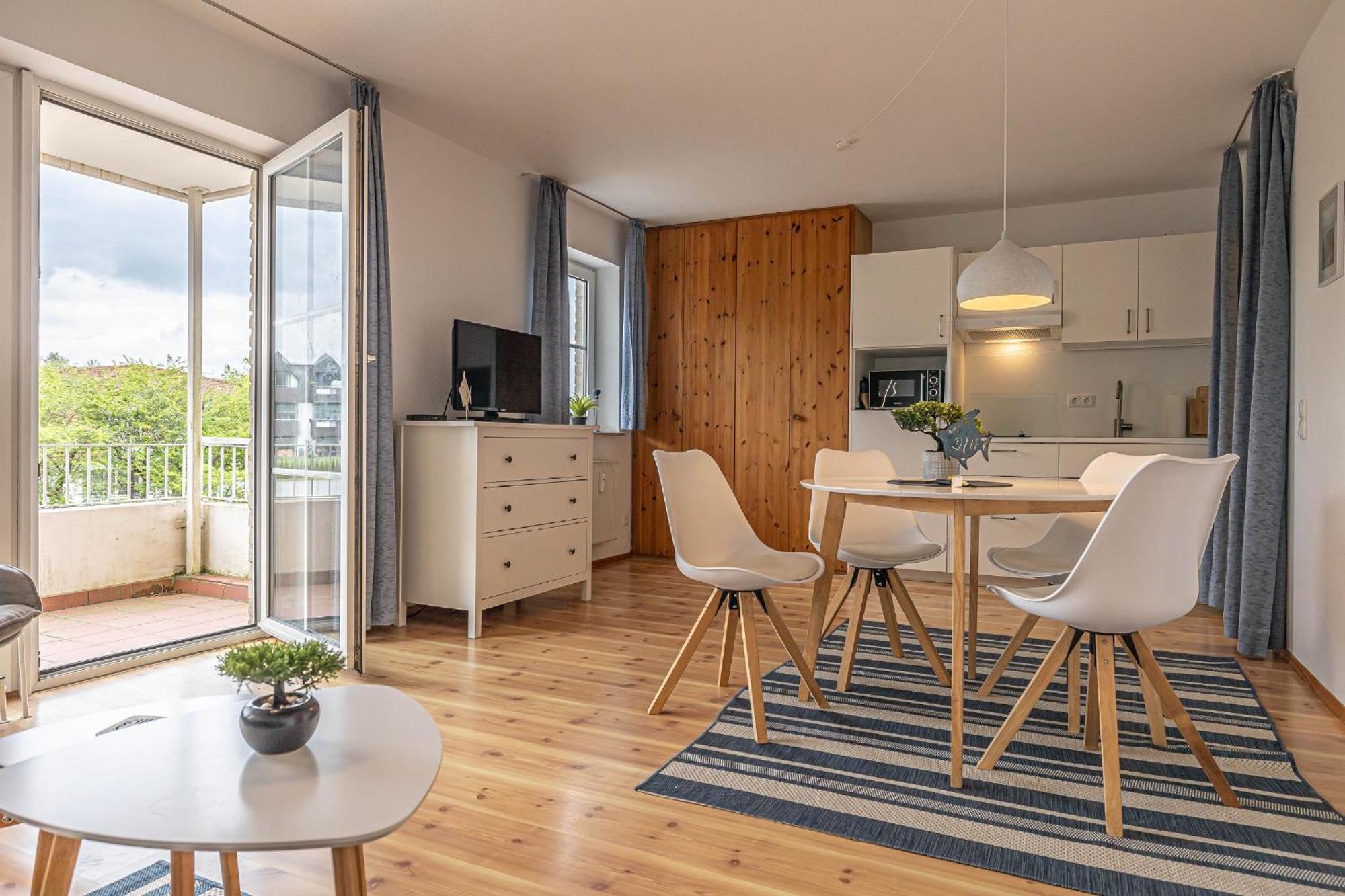 Fewo1846 - Strandresidenz Wassersleben Nele - Studioapartment Mit Balkon Und Meerblick Harrislee Kültér fotó